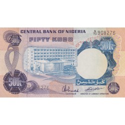 NIGERIA 50 KOBO ND (1973/78)   FDS